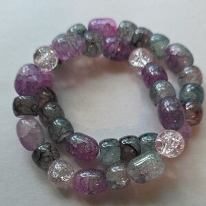 Handmade Glass Beaded Bracelet Set